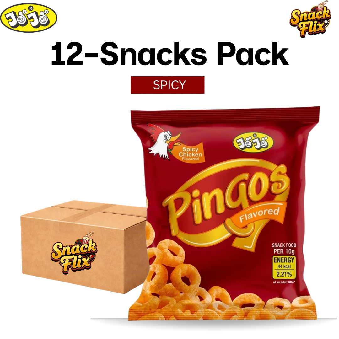 Pingos Spicy Chicken – JoJo | 12 Big Packs 🌶️🍗