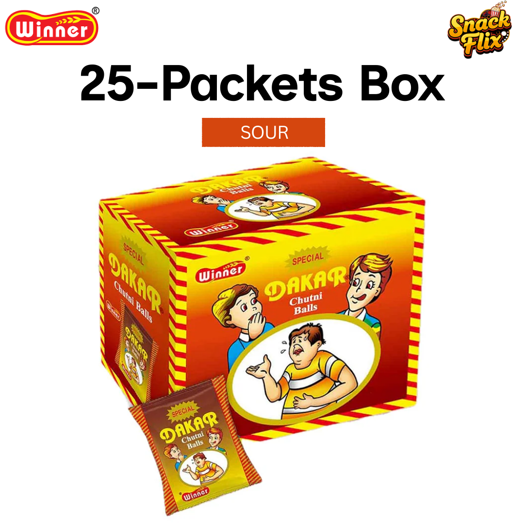 Dakaar Chatni Balls– 25 Pieces Box ⚫✨