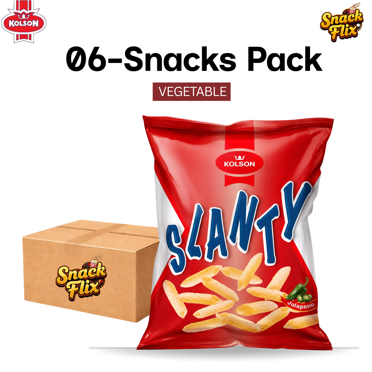 Slanty Jalapeno β Kolson | 6 Snack Packs πΆοΈπ₯