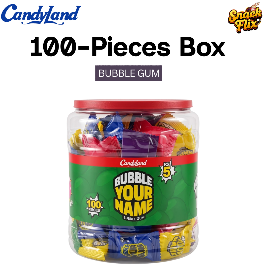 Bubble Your Name – CandyLand | 100 Pieces Box 🍬💥