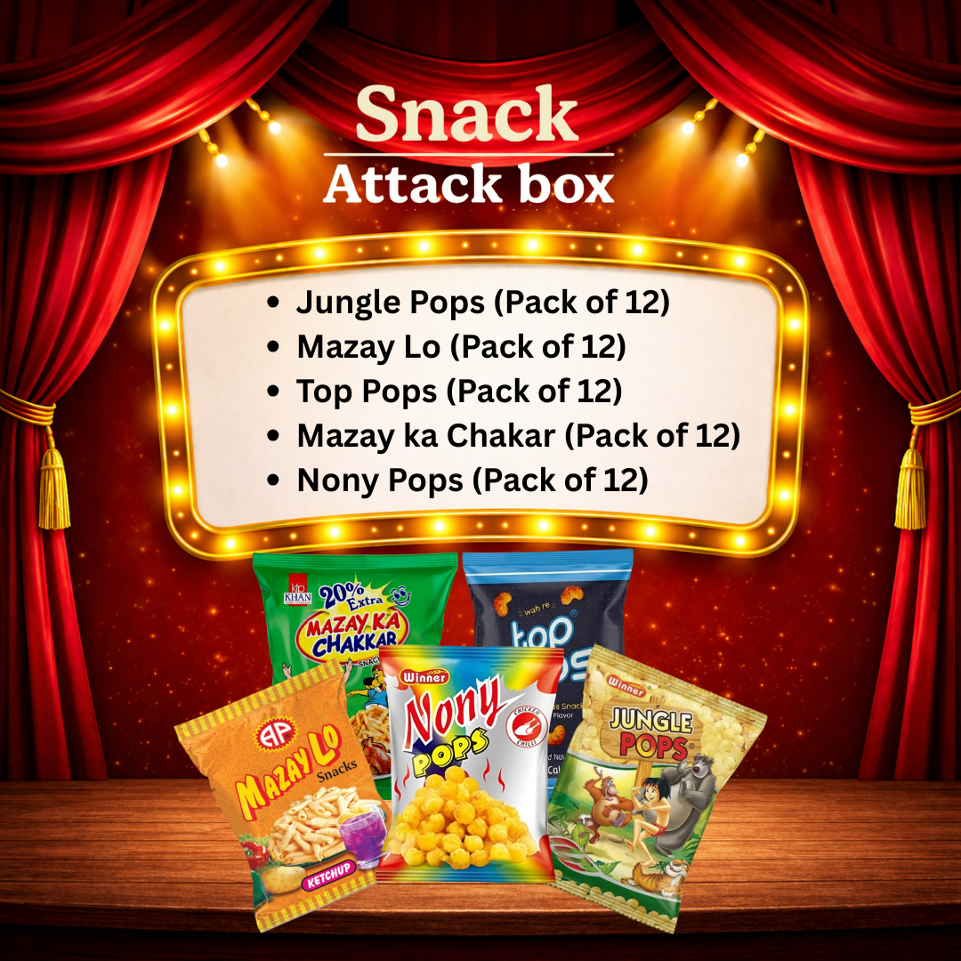 Snack Attack Box β Free Delivery π | Ultimate Crunch Combo πΏπ