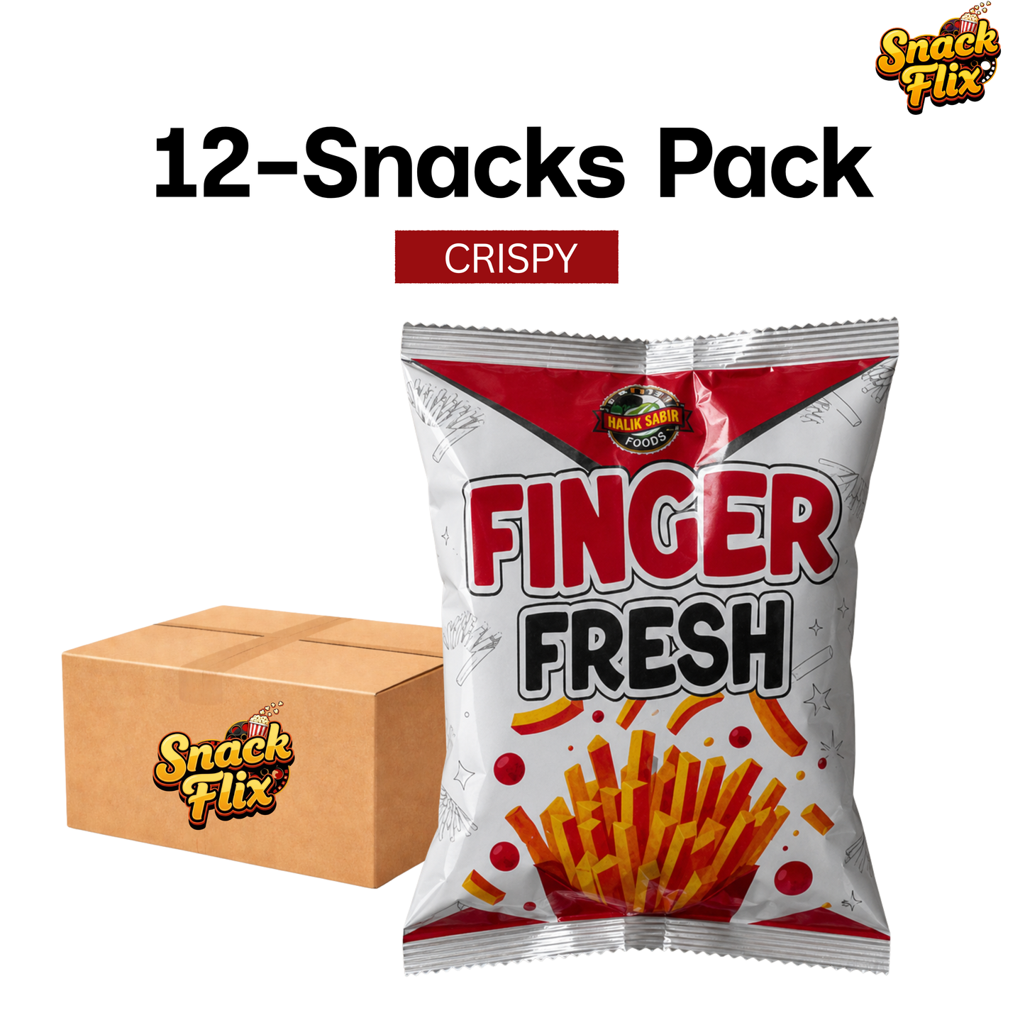 Finger Fresh – 12 Packs 🍟