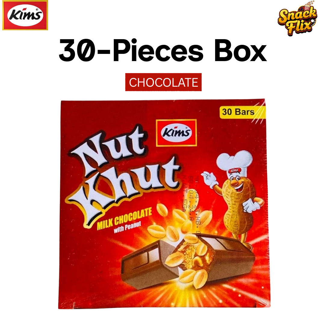 Nut Khut Chocolate | 30 Packets Box 🍫🥜