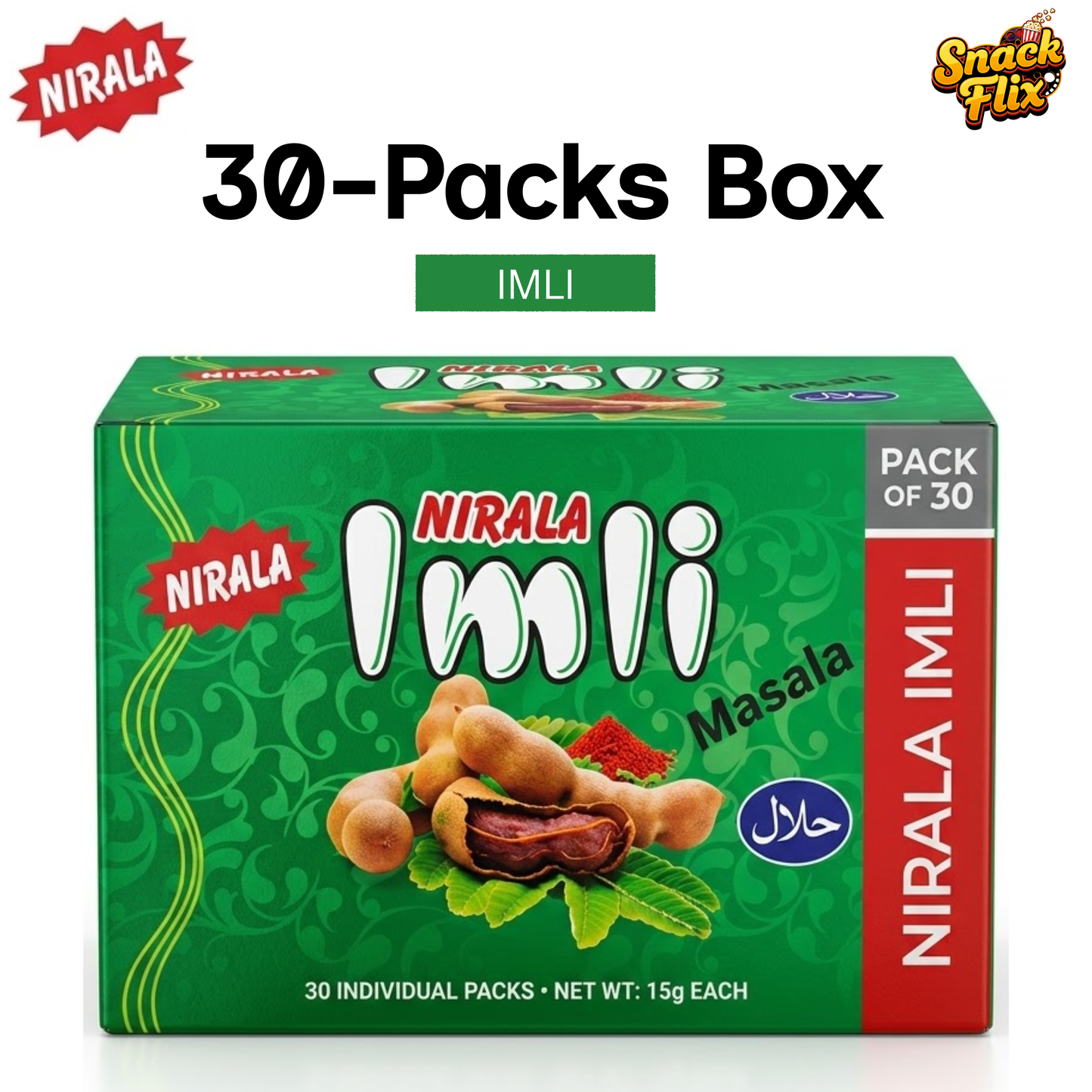 Nirala Imli β Tangy Tamarind | 30 Packs Box ππ₯