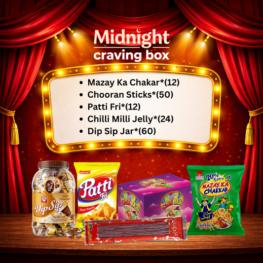 Midnight Craving Box – Free Delivery 🚚 | Late Night Snack Combo 🍫🔥