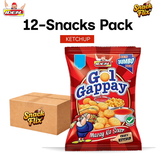 Gol Gappay – Ideal Foods | 12 Snack Packs 🌶️