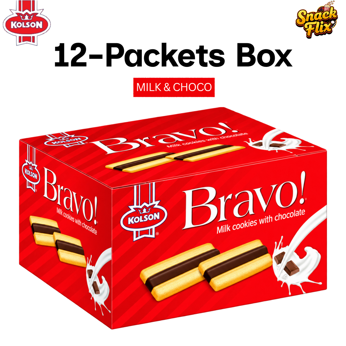 Bravo– Classic Biscuits | 12 Snack Packs 🍪✨