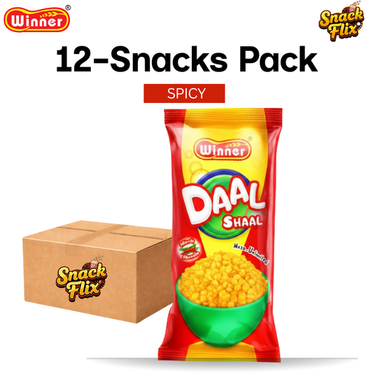 Daal Shaal – Winner Foods | 12 Snack Packs 🌿🥜