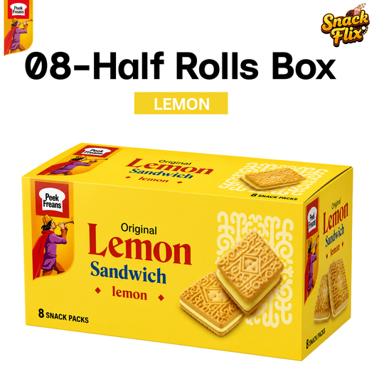 Lemon Sandwich Biscuit – Peek Freans | 8 Half Rolls 🍋🍪