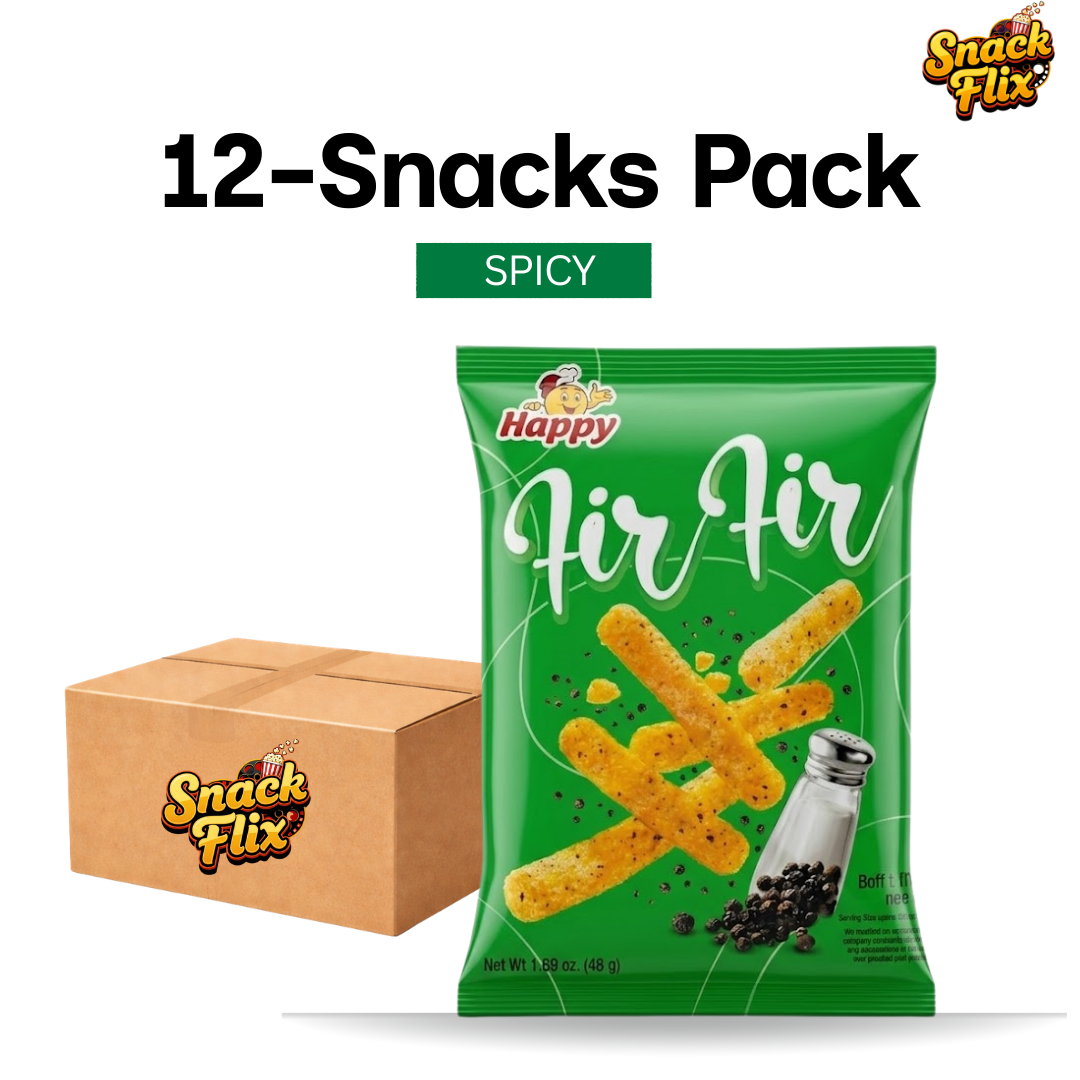 Fir Fir – Happy Foods | 12 Snack Packs 🌶️💥