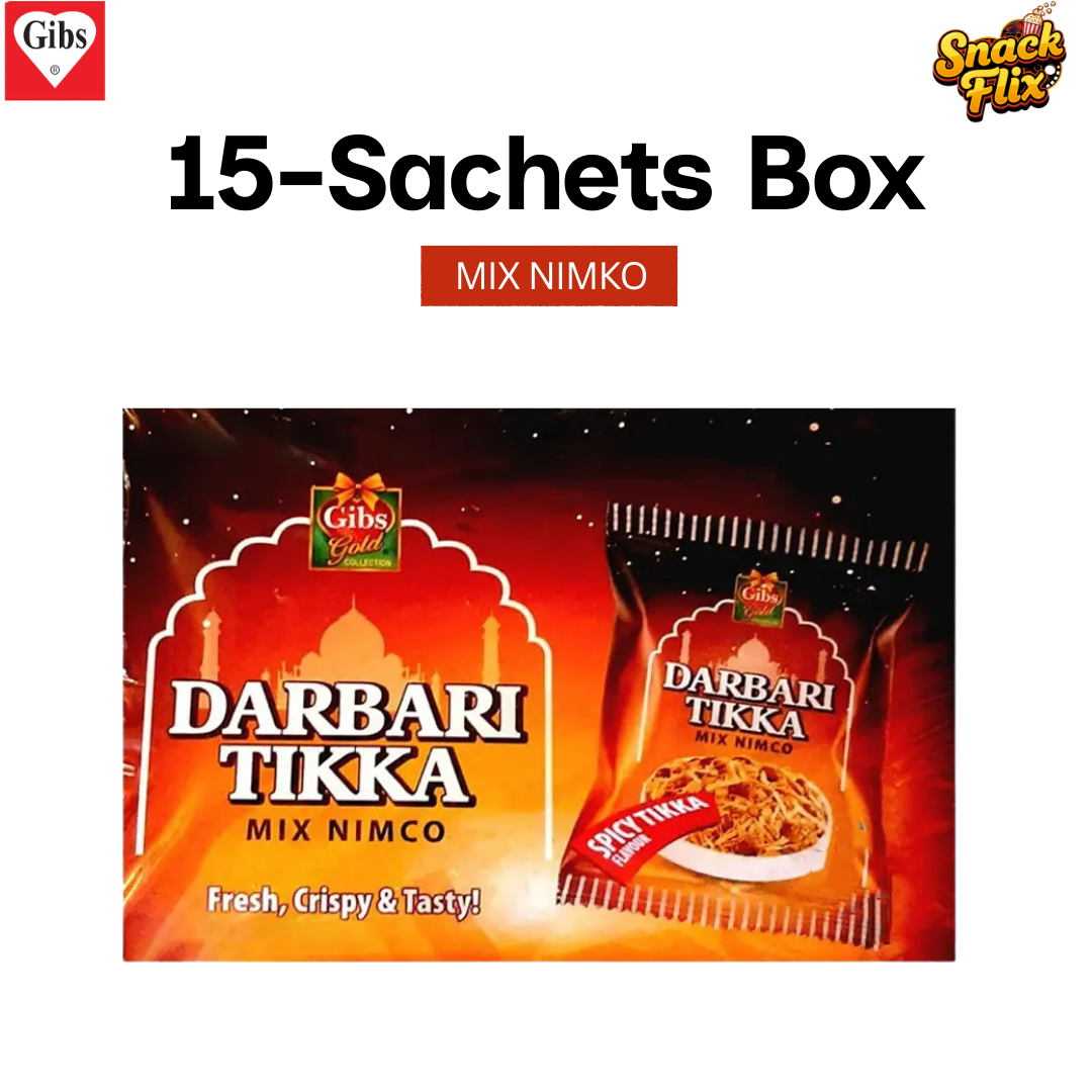 Darbari Tikka Nimko – Gibs | 15 Sachets Box 🔥🍗