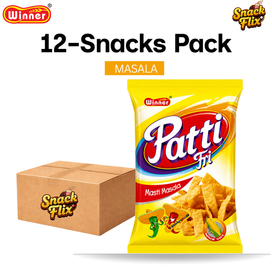 Patti Fri – Crispy Corn Fries Snack | 12 Snack Packs 🍟✨