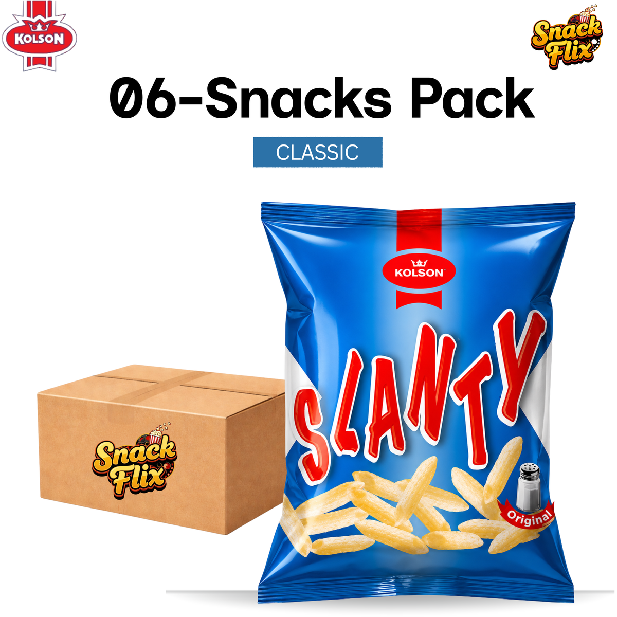 Slanty Blue – Kolson | 6 Snack Packs 🔵🧂
