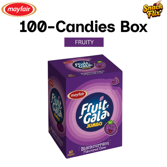 Fruit Gala - Black Currant - 100 Candies Box