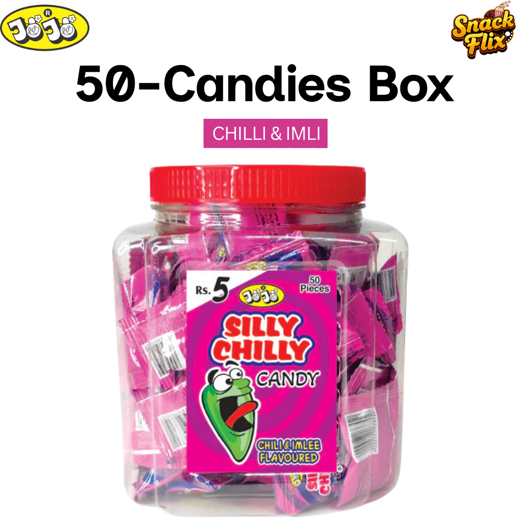 Silly Chilly Candy - Chilli & Imlee -50 Candies Box