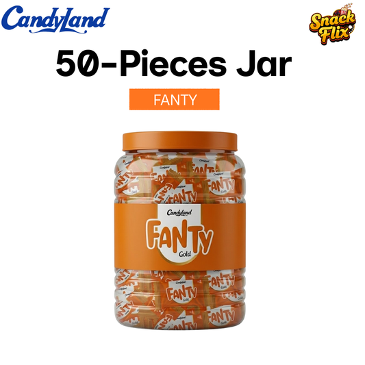 Fanty  – Orange Flavor | 50 Candies Jar 🍊✨
