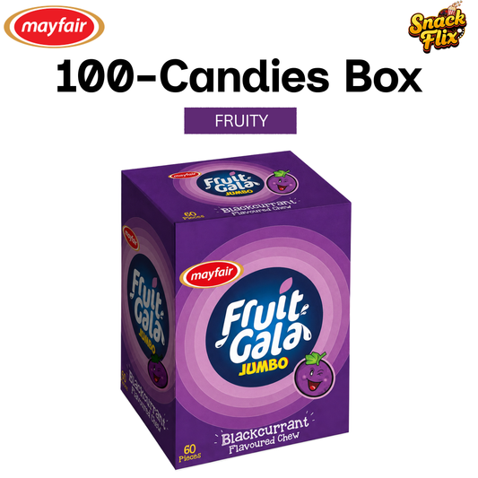 Fruit Gala - Black Currant - 100 Candies Box