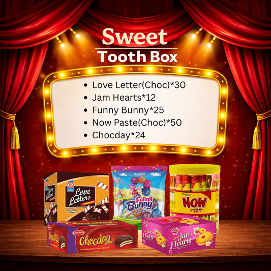Sweet Tooth Box – Free Delivery 🚚 | Ultimate Sweet Combo 🍫💖
