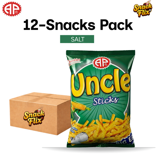 Uncle Sticks – AP Foods | 12 Snack Packs 🌽🔥