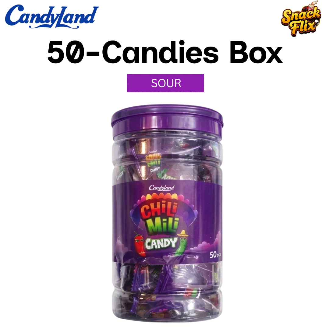 Chilli Milli Candy - 50 Candies Box 💜💚
