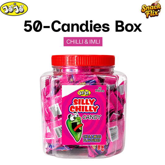 Silly Chilly Candy - Chilli & Imlee -50 Candies Box