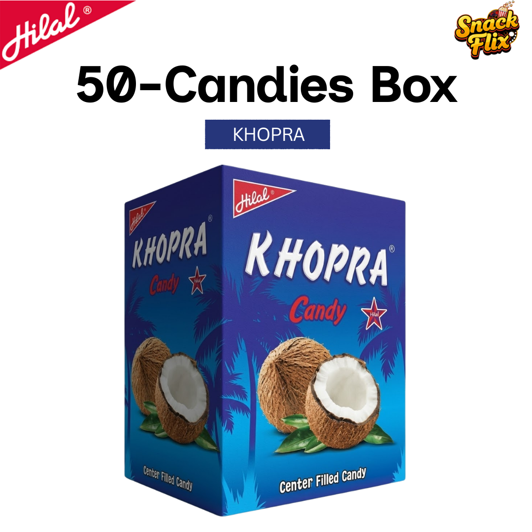 Khopra Candy – 70 Pieces Box🥥✨