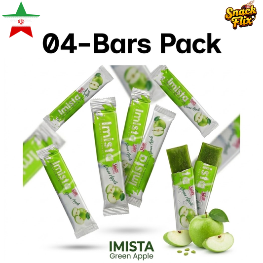 Imista Bars Green Apple – Lavashak | Pack of 4 🍏🔥