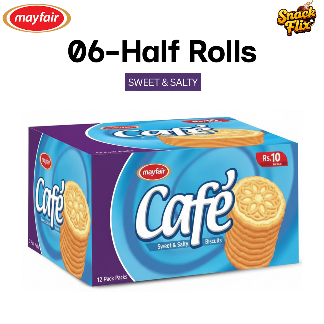Mayfair Cafe – 06 Half Rolls Box ☕🍪