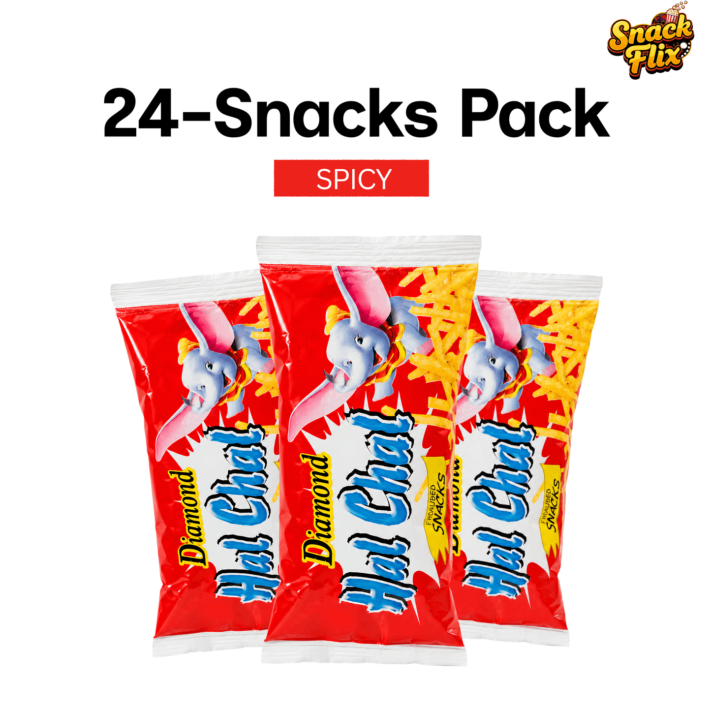 Hal Chal Spicy Snacks – 24 Packs 🌶️