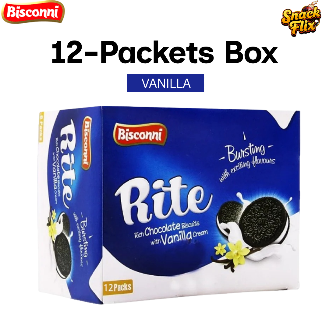 Rite – Vanilla Cream Filled | 12 Snack Packs 🍪✨