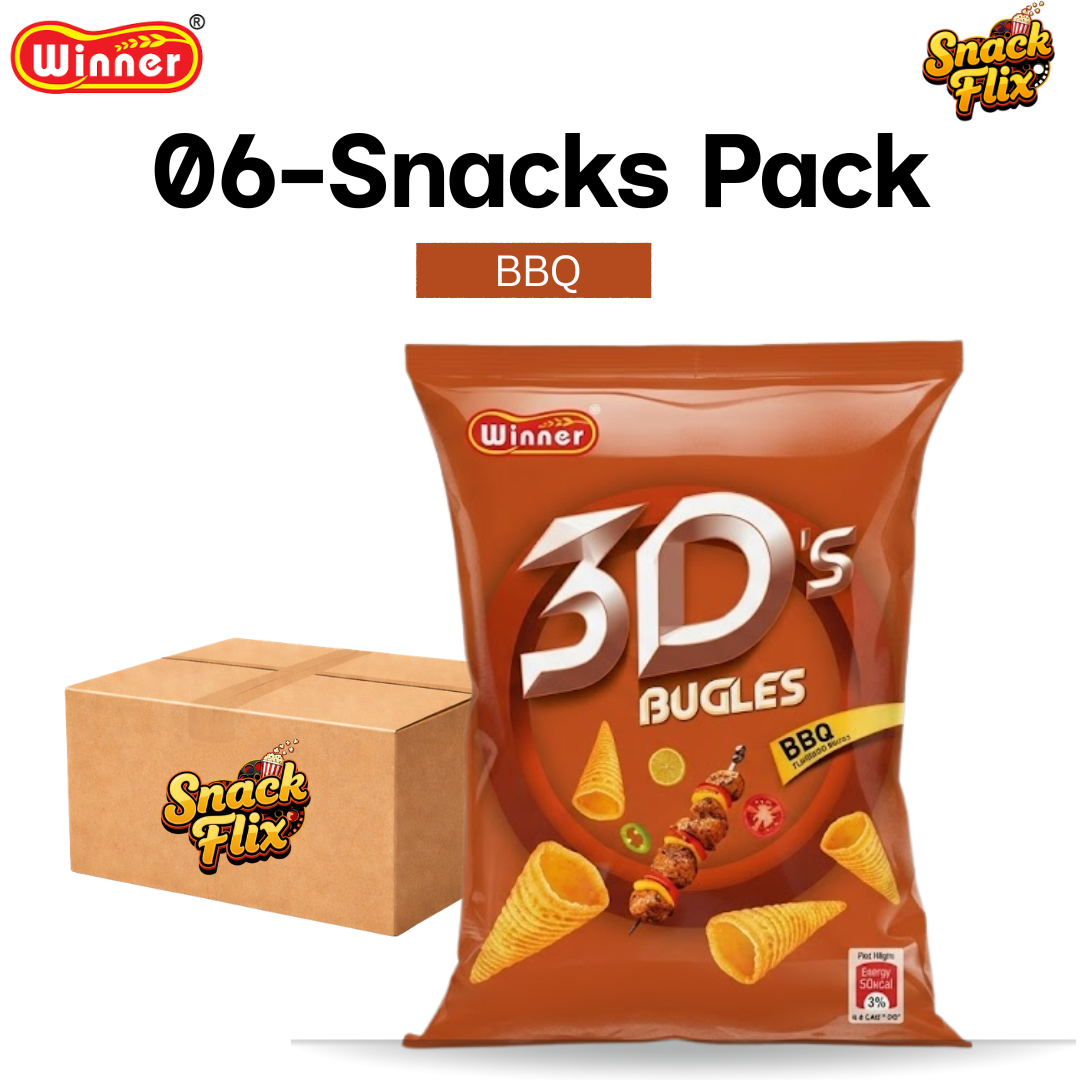 3D Bugles BBQ – Winner | 6 Packs 🔺🔥