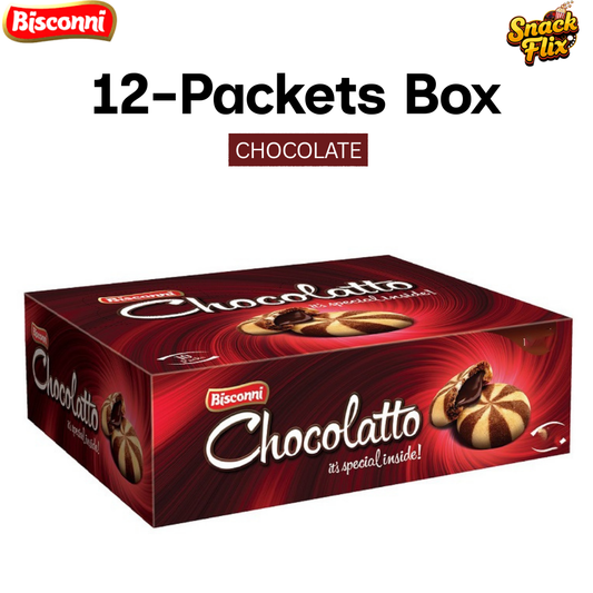 Chocolatto – Filled Biscuits | 12 Snack Packs 🍫✨