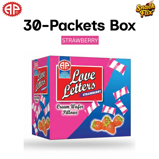 Love Letter – Strawberry | 30 Snack Packs 🍓✨
