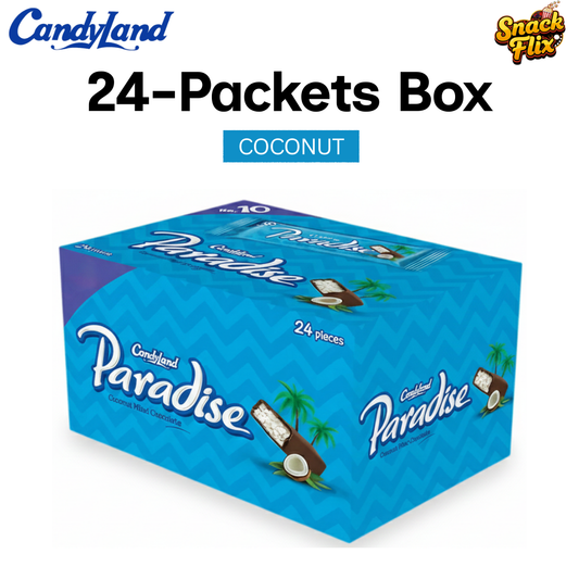 Paradise – Coconut Bars | 24 Snack Packs 🥥🍫