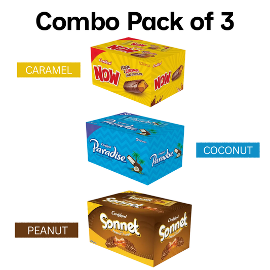 CandyLand Combo – Now , Sonnet & Paradise🍫🥜🥥