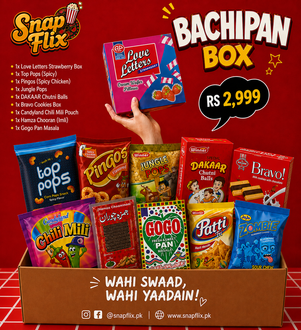 Bachpan Box by Snackflix 🎁 | Classic Childhood Snacks