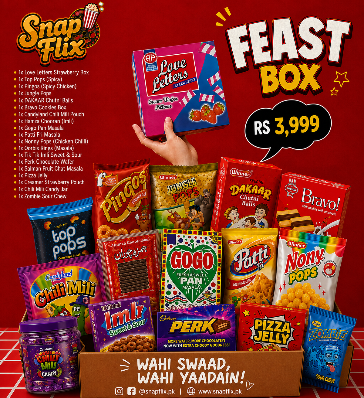 Snackflix Mega Feast Box 🔥 | 13 Nostalgic Snacks Bundle