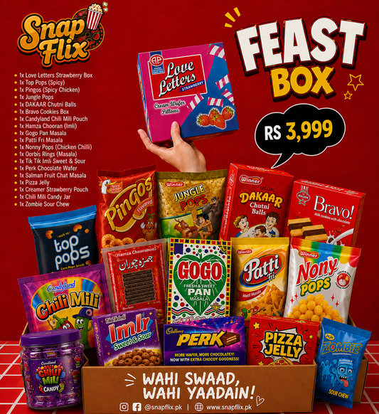 Snackflix Mega Feast Box 🔥 | 13 Nostalgic Snacks Bundle