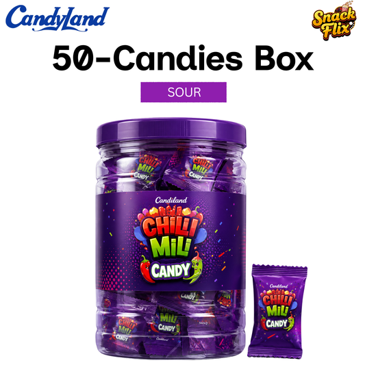 Chilli Milli Candy - 50 Candies Box 💜💚