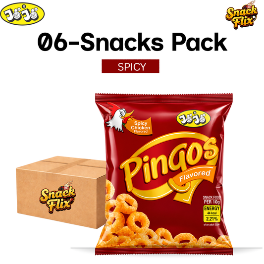Pingos Spicy Chicken – JoJo | 06 Snack Packs 🌶️🍗